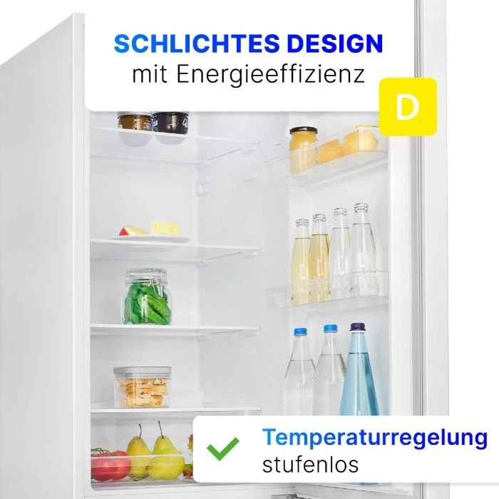 Bomann KG 184.1 Kühlschrank mit Gefrierfach 160L Weiß EEK E