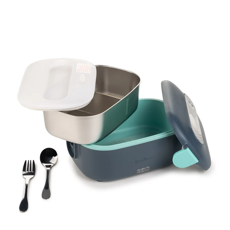 Set aus beheizter Lunchbox Rosmarino und tragbarem Mixer Rosmarino NutriMax 2 GO (rosa)