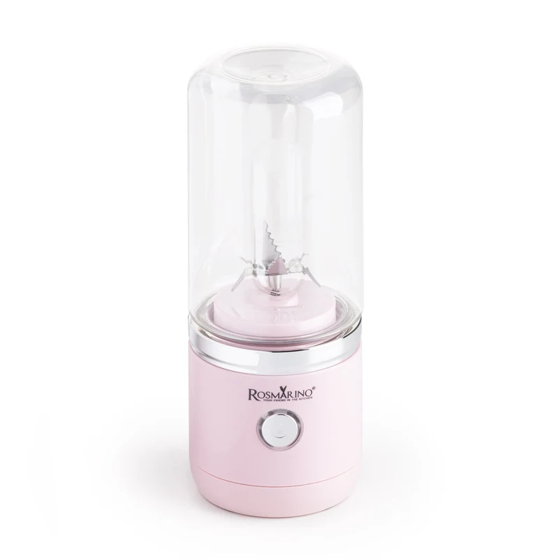 Set aus beheizter Lunchbox Rosmarino und tragbarem Mixer Rosmarino NutriMax 2 GO (rosa)