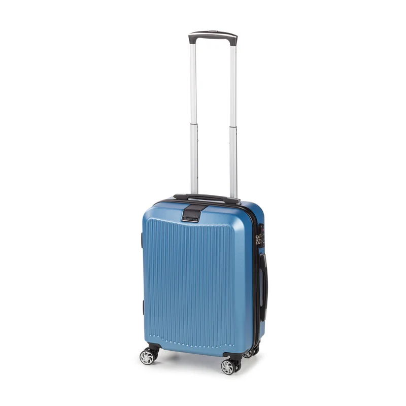 Set aus Handgepäckkoffer Scandinavia Carbon (40 L, blau) und City-Rucksack Scandinavia Around (20 L)