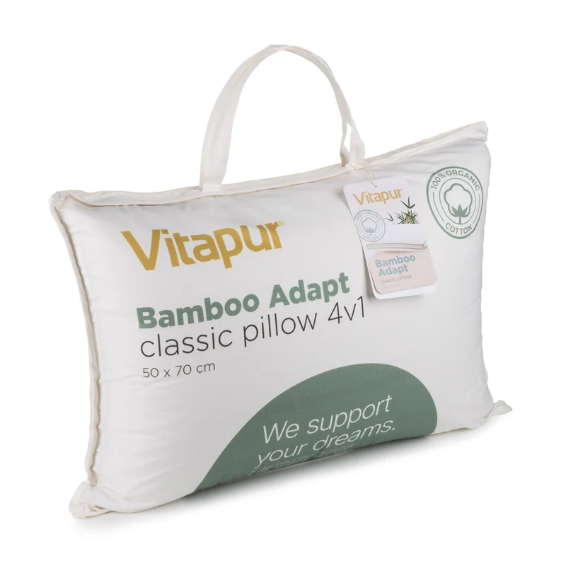 Klassisches Kissen Vitapur BambooAdapt – 50 x 70 cm