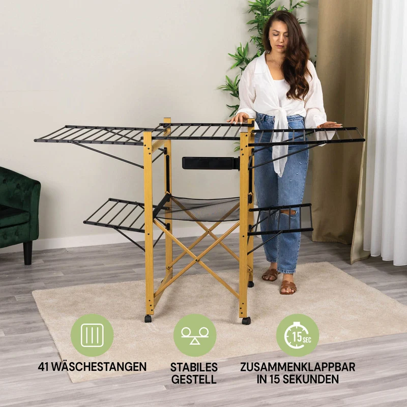 Zusammenklappbarer Wäscheständer Vitapur AirPrestige PRO