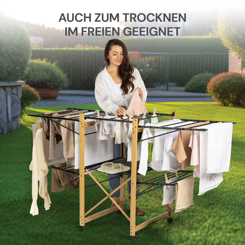 Zusammenklappbarer Wäscheständer Vitapur AirPrestige PRO