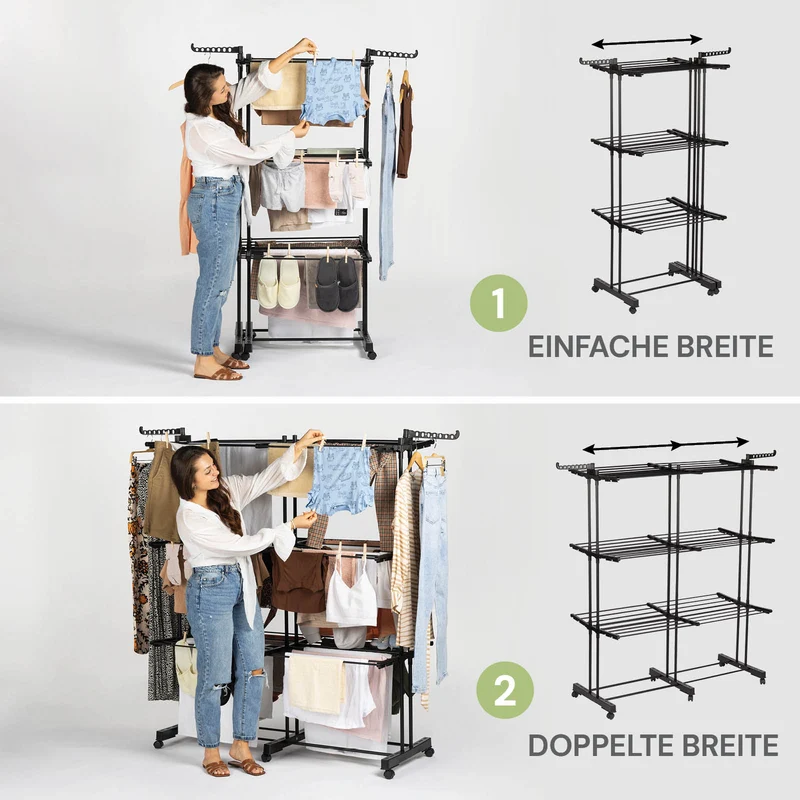 Vertikaler Wäscheständer Vitapur VertyDry Duo