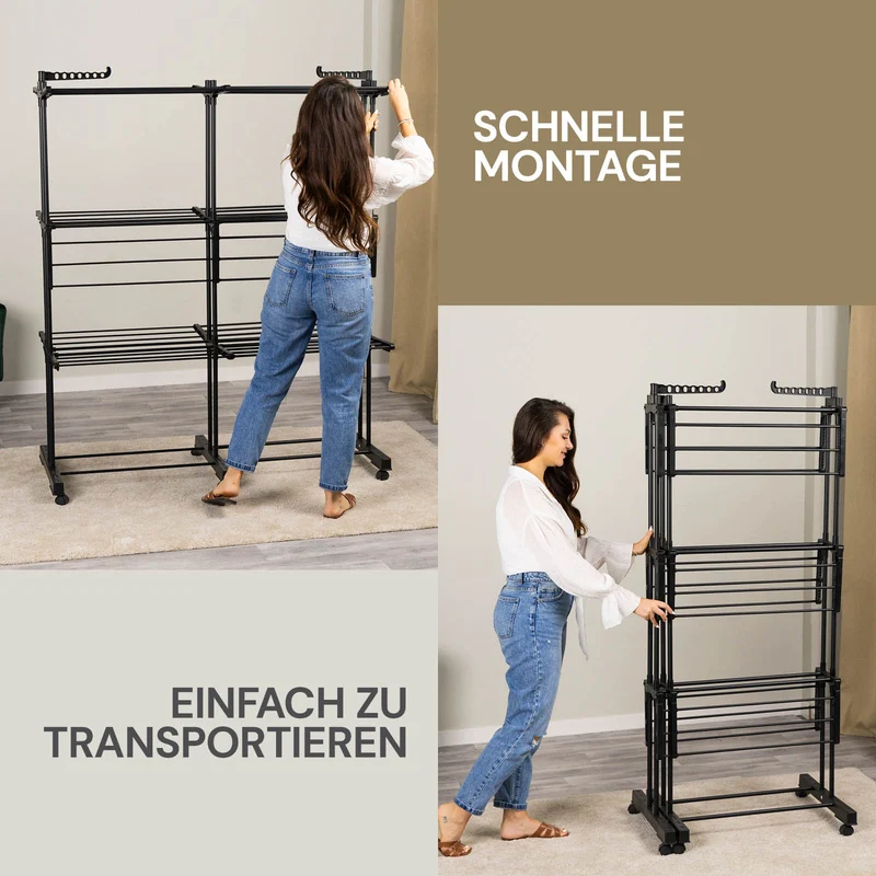 Vertikaler Wäscheständer Vitapur VertyDry Duo