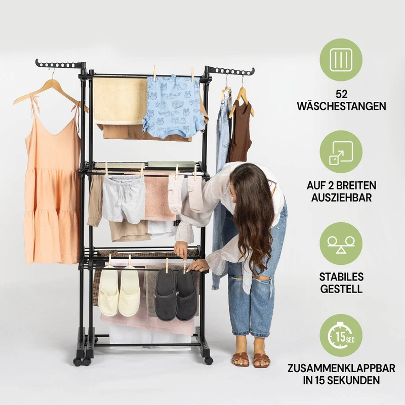 Vertikaler Wäscheständer Vitapur VertyDry Duo