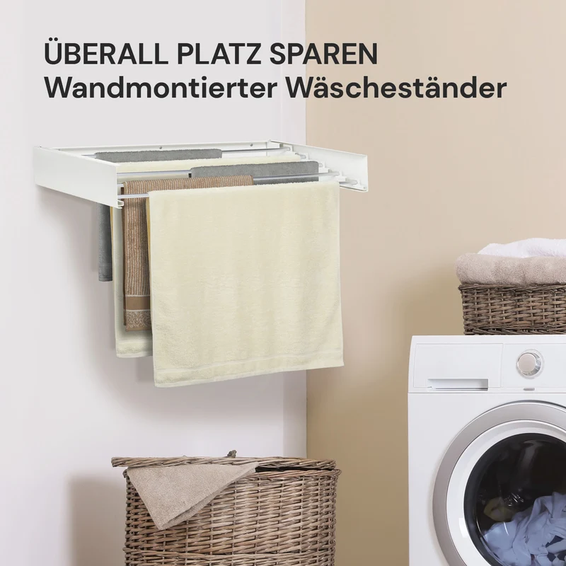 Wandmontierter Wäscheständer Vitapur HouseCare