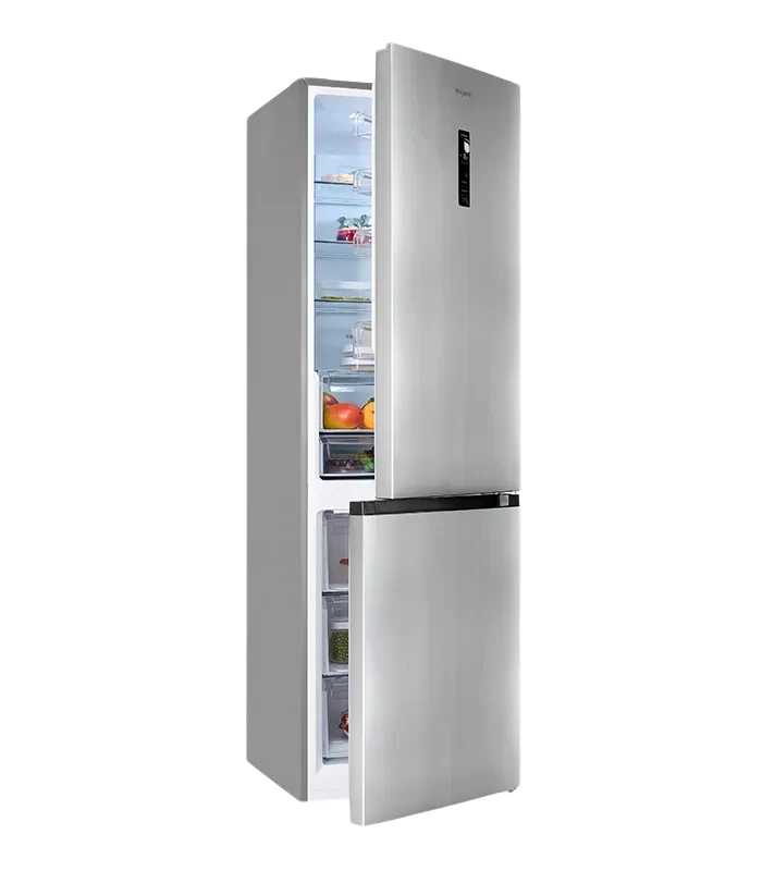 Exquisit KGC350-105-NF-040C Kühl-Gefrier-Kombination 350L Inoxlook NoFrost