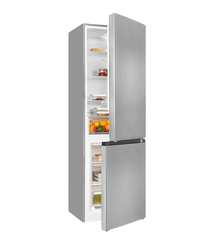 Exquisit KGC320-95-E-040C Kühl-Gefrier-Kombination 315L Inoxlook