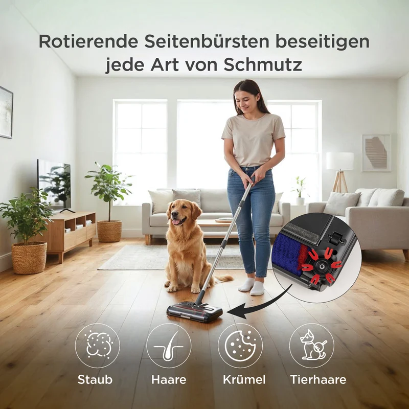 Rosmarino elektrischer Besen Clean Sweep