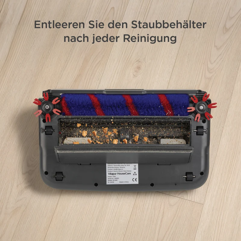 Rosmarino elektrischer Besen Clean Sweep