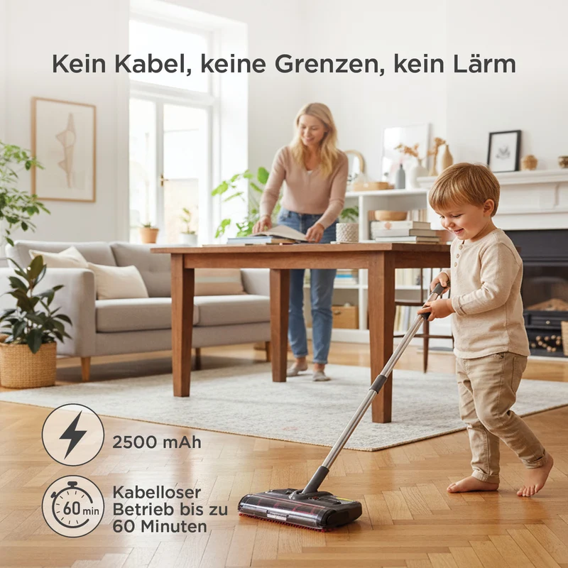 Rosmarino elektrischer Besen Clean Sweep