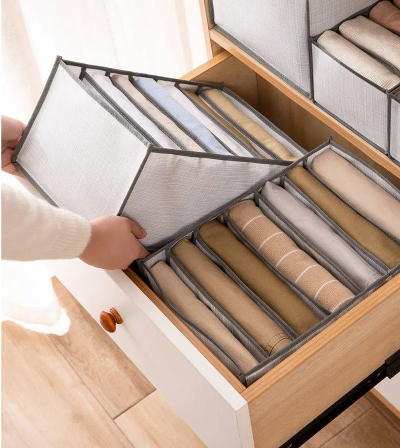 Clothes Drawer Organizer 9 Grids