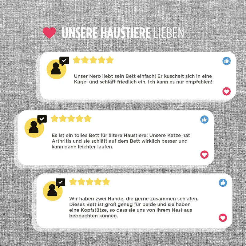 PetCloud Orthopädisches Bett für Haustiere