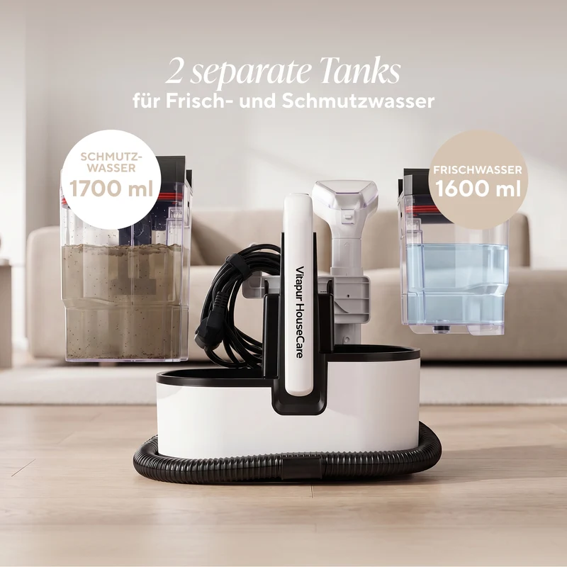 Dampf-Waschsauger StainMaster SteamPRO – zur Reinigung von Fliesen, Fugen, Küchengeräten und Schuhen