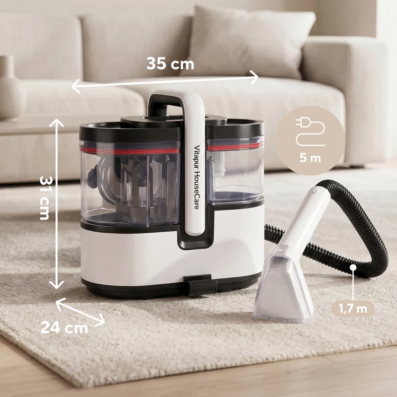 Dampf-Waschsauger StainMaster SteamPRO – zur Reinigung von Fliesen, Fugen, Küchengeräten und Schuhen