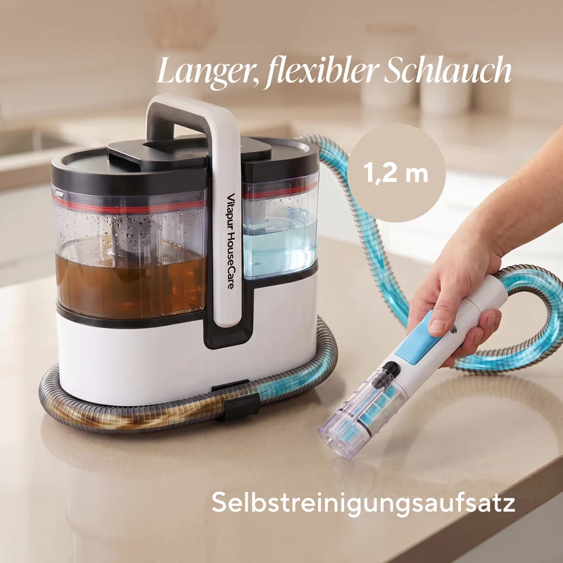 Dampf-Waschsauger StainMaster SteamPRO – zur Reinigung von Fliesen, Fugen, Küchengeräten und Schuhen