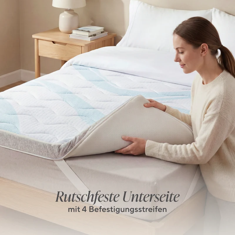 Vitapur premium wendbarer Matratzentopper iFlip RotateComfort – 9 cm