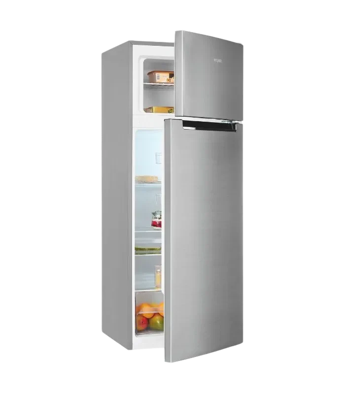 Exquisit KGC270-45-040D Kühl-Gefrier-Kombination 206L Inoxlook