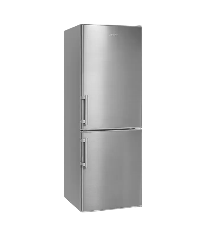 Exquisit KGC233-60-HE-040D Kühl-Gefrier-Kombination 173L Inoxlook