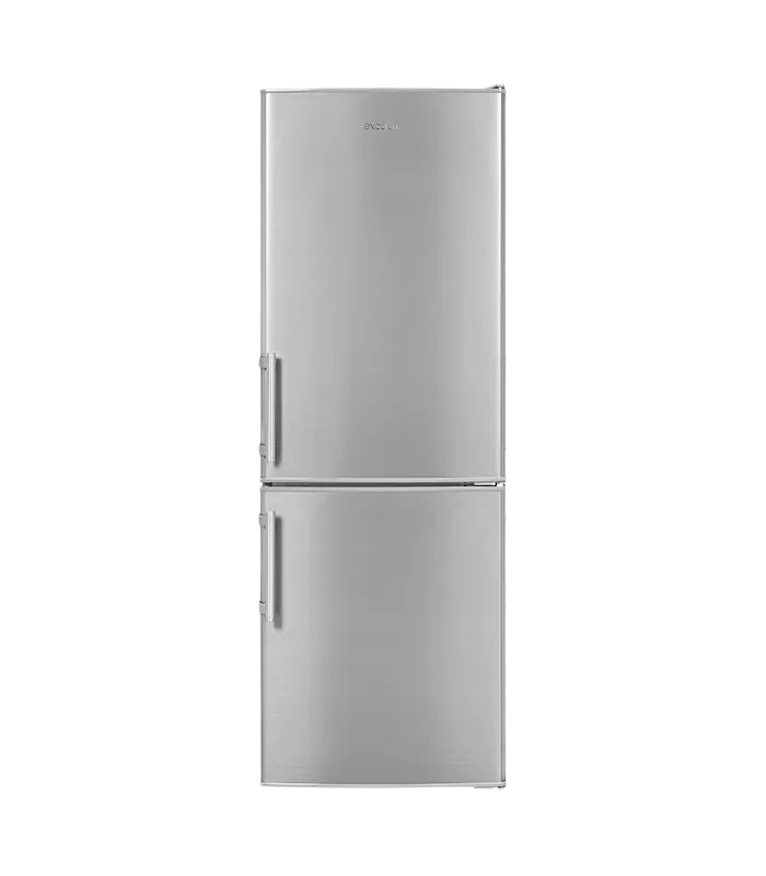 Exquisit KGC233-60-HE-040D Kühl-Gefrier-Kombination 173L Inoxlook
