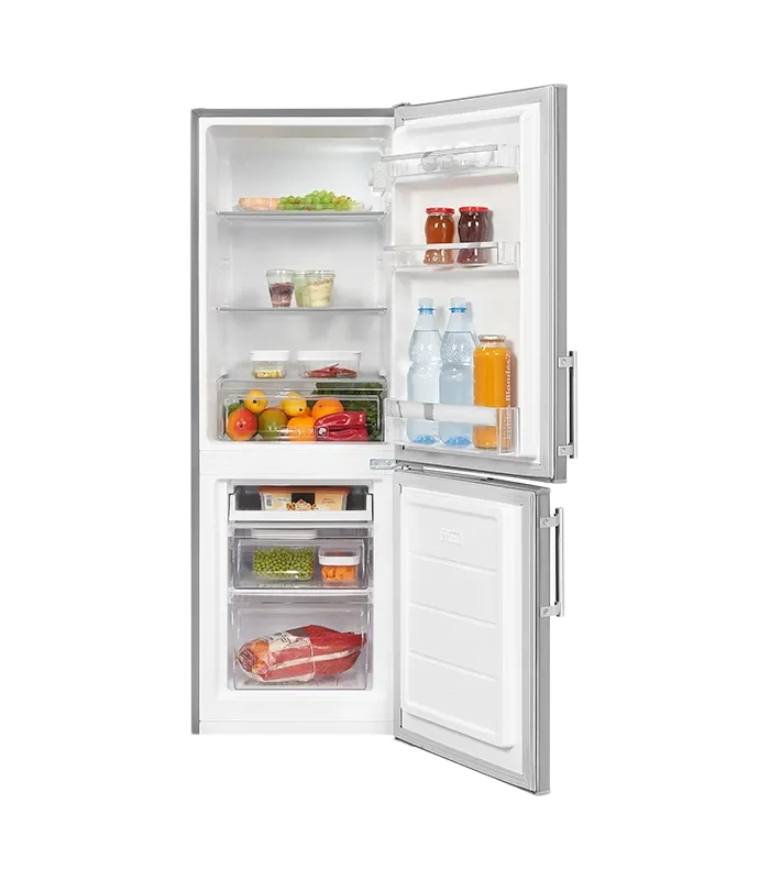 Exquisit KGC233-60-HE-040D Kühl-Gefrier-Kombination 173L Inoxlook