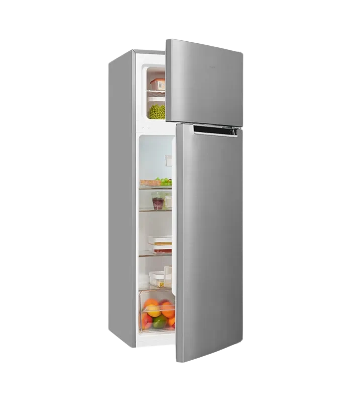 Exquisit KGC270-45-040E Kühl-Gefrier-Kombination 206L Inoxlook