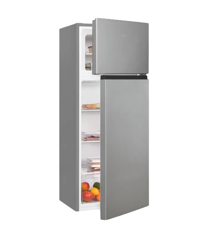 Exquisit KGC270-45-010E Kühl-Gefrier-Kombination 206L Silber