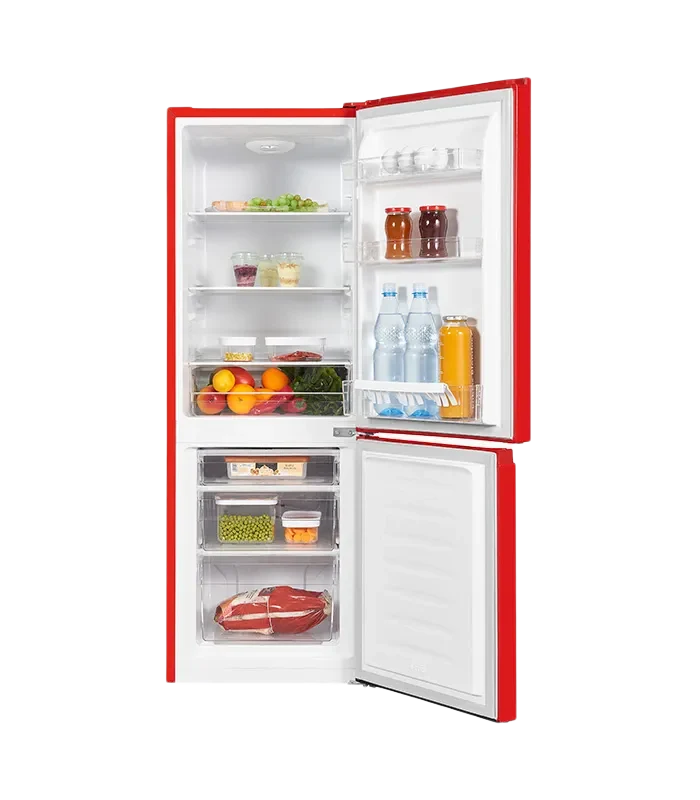 Exquisit KGC231-60-010E Kühl-Gefrier-Kombination 175L Rot