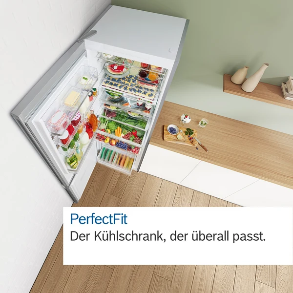 Bosch KGN39AICT Kühl-Gefrierkombination 368L Edelstahl NoFrost