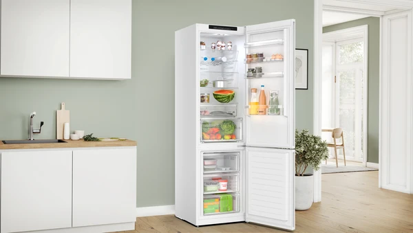 Bosch KGN392WDF Kühl-Gefrierkombination 368L Weiß NoFrost