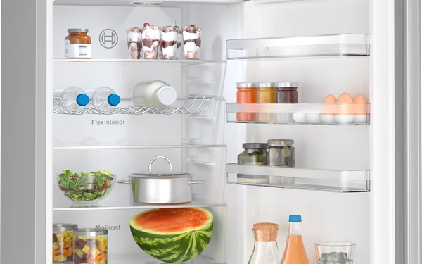 Bosch KGN392LAF Kühl-Gefrierkombination 368L Edelstahl-Optik NoFrost