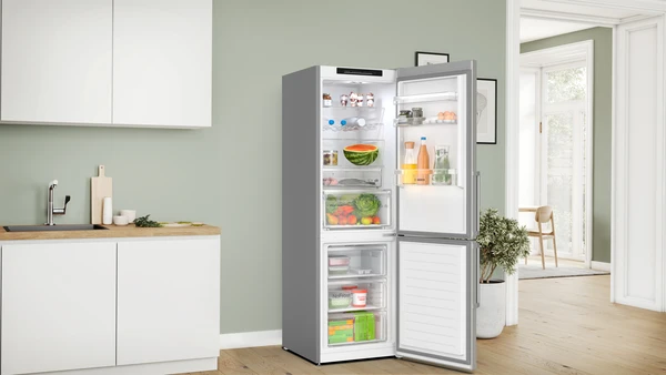 Bosch KGN36VICT Kühl-Gefrierkombination 308L Edelstahl NoFrost
