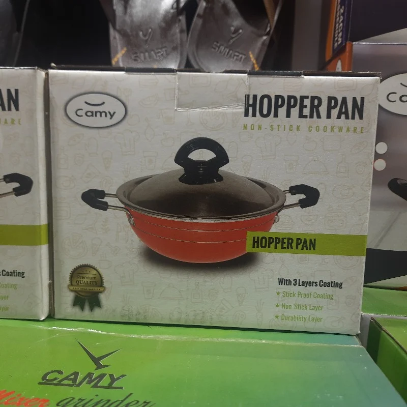 Hopper Pan Non-Stick with Lid