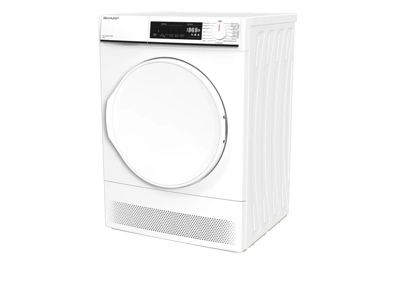 SHARP KD-NCB7S7PW91-FR Freestanding Tumble Dryer 7 kg B Class with Condenser Technology