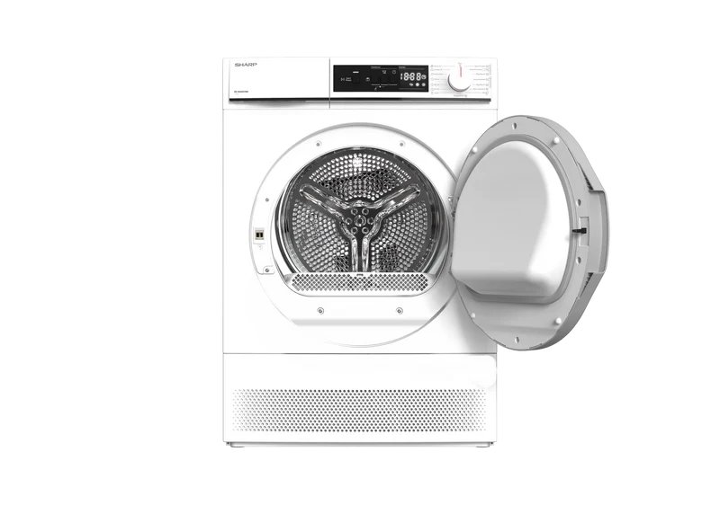 SHARP KD-NCA7S7PW91-DE Freestanding Tumble Dryer 7 kg B Class with Condenser Technology