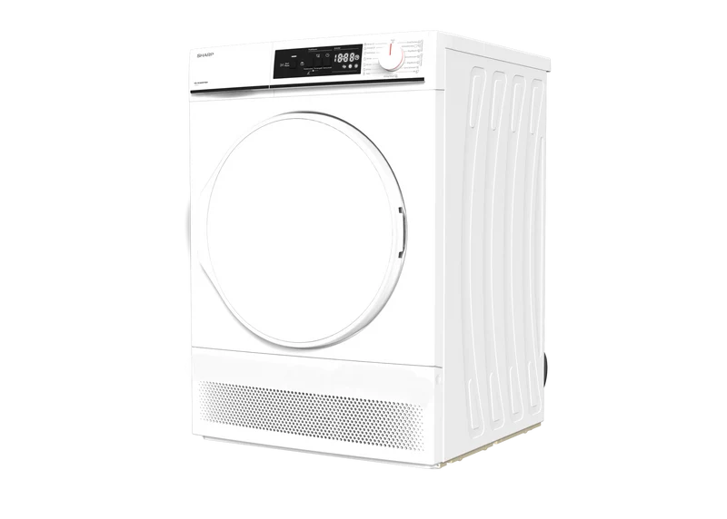 SHARP KD-NCA7S7PW91-DE Freestanding Tumble Dryer 7 kg B Class with Condenser Technology