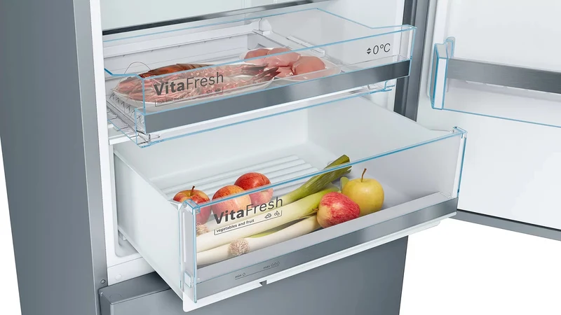Bosch KGE49AICA Kühl-Gefrierkombination 419L Edelstahl LowFrost