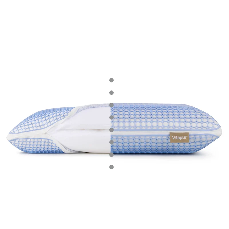 2 x Hybridkissen Vitapur MemoElite Classic – 40 x 80 cm