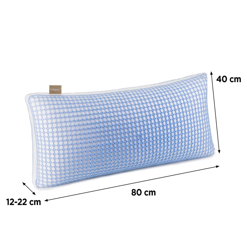 2 x Hybridkissen Vitapur MemoElite Classic – 40 x 80 cm