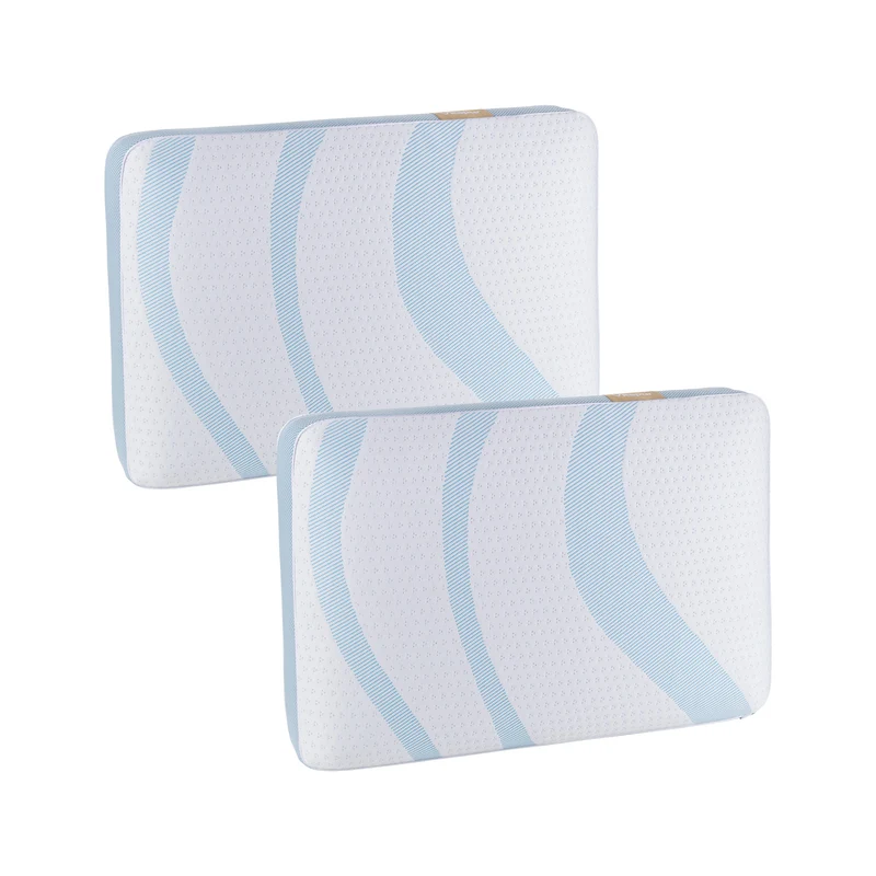 2 x Vitapur MemoSilver Premium Fresh Kissen mit Kühleffekt – 40 x 60 cm