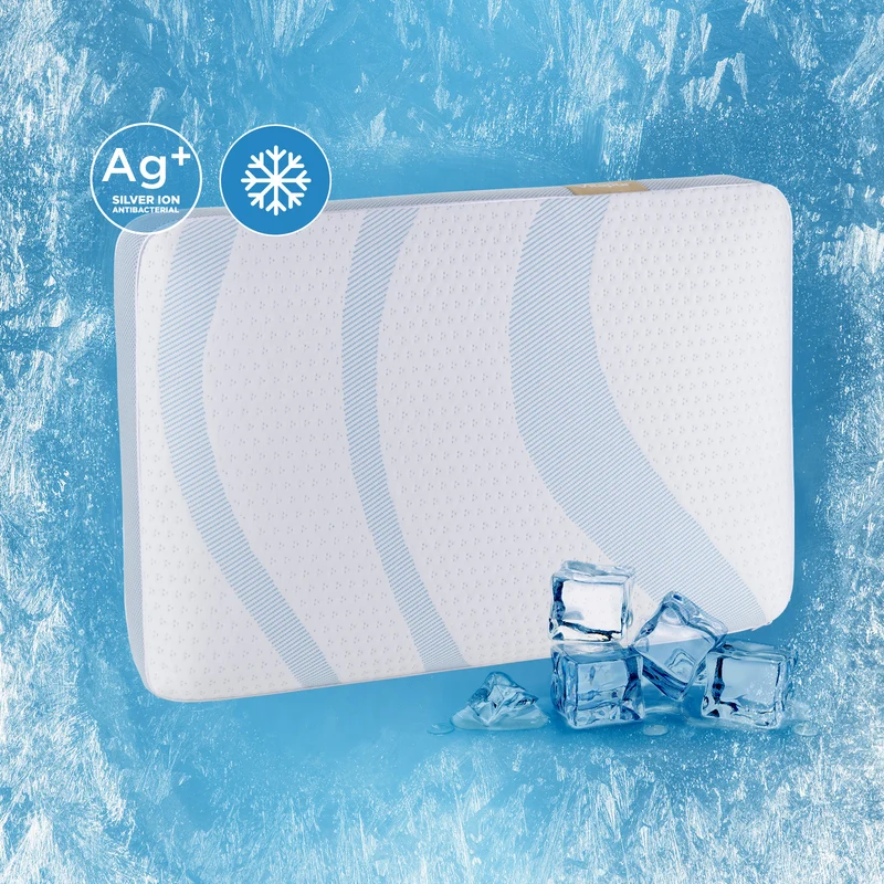 2 x Vitapur MemoSilver Premium Fresh Kissen mit Kühleffekt – 40 x 60 cm