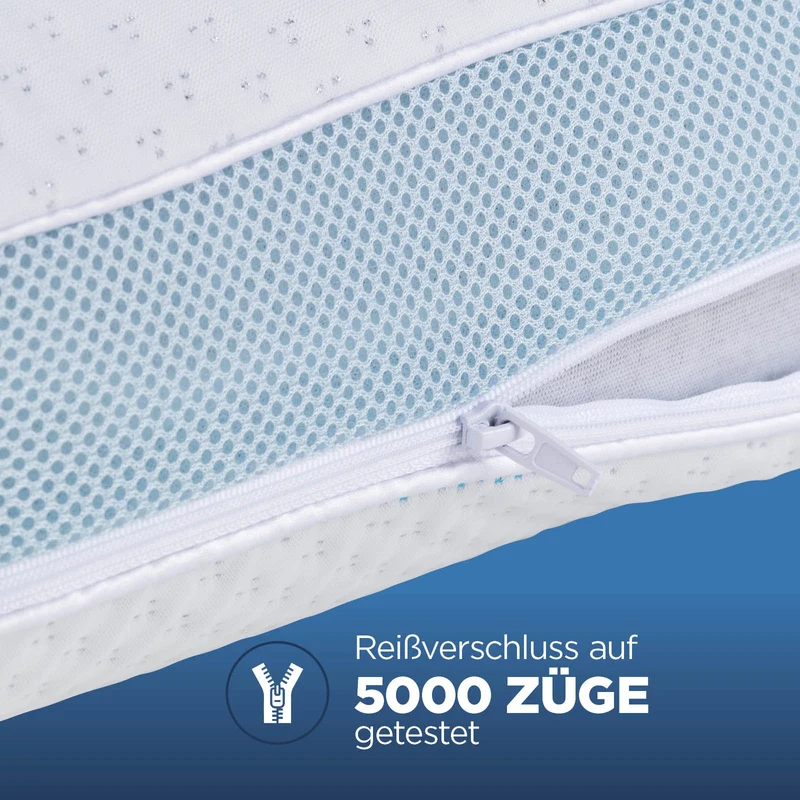2 x Vitapur MemoSilver Premium Fresh Kissen mit Kühleffekt – 40 x 60 cm