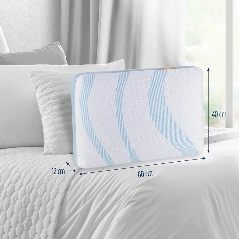 2 x Vitapur MemoSilver Premium Fresh Kissen mit Kühleffekt – 40 x 60 cm