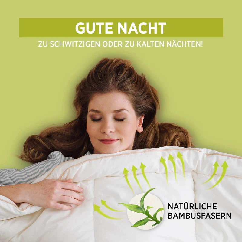 2 x Bettdecke Bamboo Summer mit Bambusfasern
