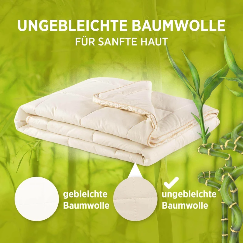 2 x Bettdecke Bamboo Summer mit Bambusfasern