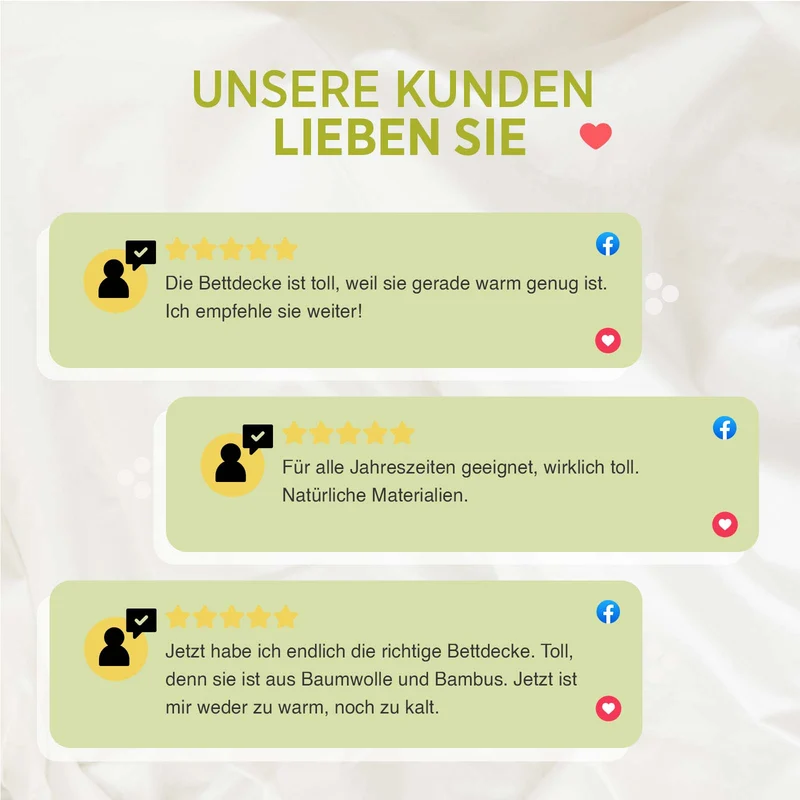 2 x Bettdecke Bamboo Summer mit Bambusfasern