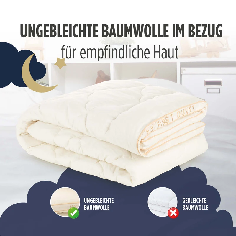 2 x Ganzjahres-Bettdecke für Kinder mit Bambusfaser My First Duvet