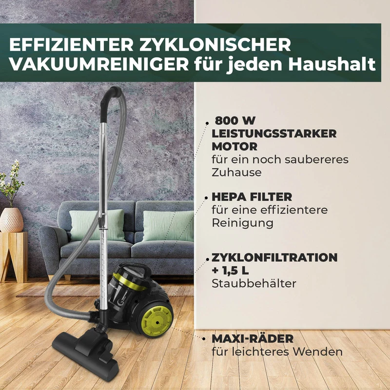Vitapur PowerClean cyclone vacuum cleaner - 800 W