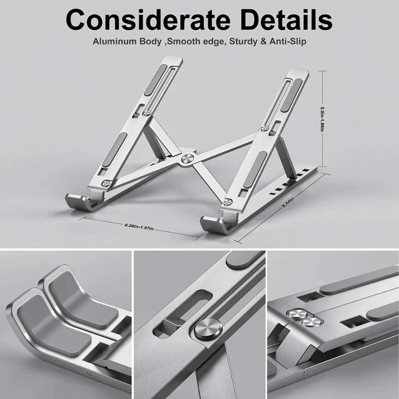 Laptop Stand Folding Steel Bracket